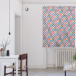 Retro Vintage Star Pattern Sheer Curtains
