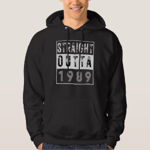 Retro Vintage Straight Outta 1989 Dirty Thirties 3 Hoodie