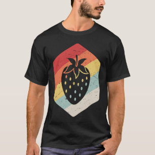 Retro Vintage Strawberry Farm Strawberry Farming T-Shirt