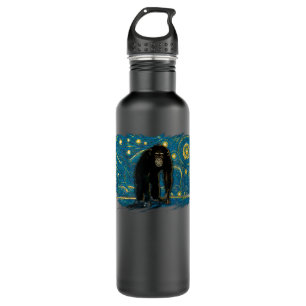 Retro Vintage Style Chimpanzee Stainless Steel Water Bottle