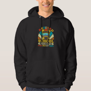 Retro Vintage Style Retired School Bus Driver Driv Hoodie