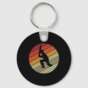 Retro Vintage Style Sports Cricket Gifts For Boys  Keychain