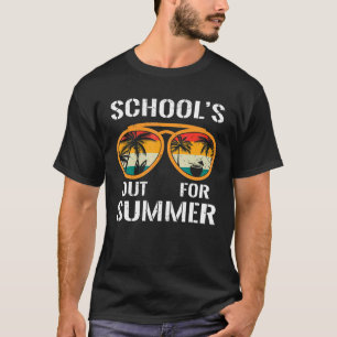 Retro Vintage Style Summer Dress School's Out For T-Shirt