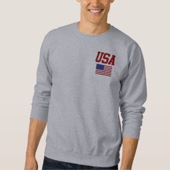 Retro Vintage Style Usa Sweatshirt by COREYTIGER at Zazzle