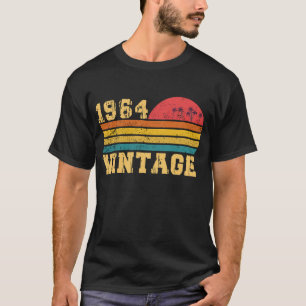 Retro Vintage Sunset 1964 Birthday T-Shirt