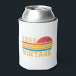 Retro Vintage Sunset 1966 Birthday Can Cooler<br><div class="desc">Retro Vintage Sunset 1966 Birthday</div>