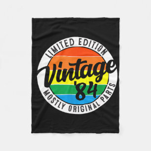 Retro vintage sunset birthday cool funny present fleece blanket