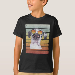 Retro Vintage Sunset Great Dane Mom Dad T-Shirt