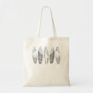 Retro Vintage Surfer Surfing Surfboard Design 1634 Tote Bag