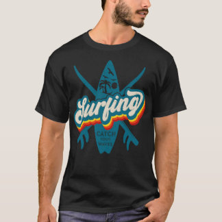 Retro Vintage Surfing Catch Your Waves T-Shirt