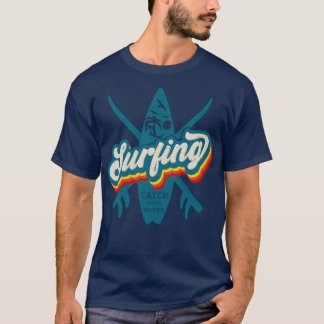 Retro Vintage Surfing Catch Your Waves T-Shirt