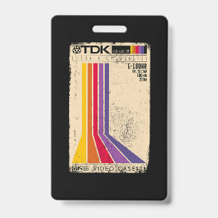 Retro Vintage Tape Badge