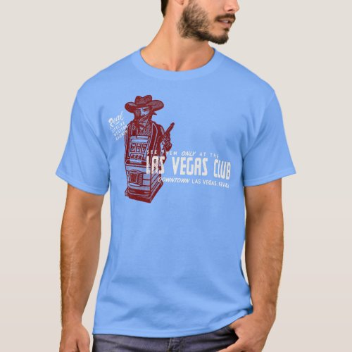 Retro Vintage The Las Vegas Club Casino T_Shirt