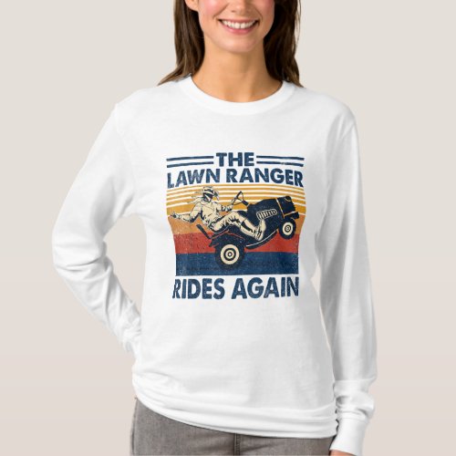 Retro Vintage The Lawn Ranger Rides Again T_Shirt