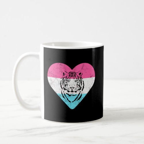 Retro Vintage Tiger Gift For Women Or Girls Coffee Mug