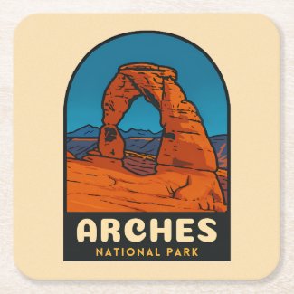 Retro Vintage Travel Arches National Park Utah