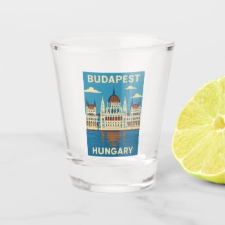 Retro Vintage Travel Budapest Hungary Scenic