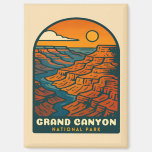 Retro Vintage Travel Grand Canyon National Park Magnet