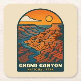 Retro Vintage Travel Grand Canyon National Park