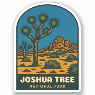 Retro Vintage Travel Joshua Tree National Park