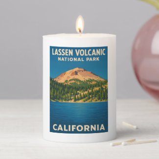 Retro Vintage Travel Lassen Volcanic National Park