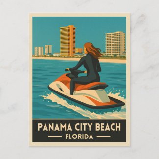Retro Vintage Travel Panama City Beach Florida