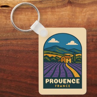 Retro Vintage Travel Provence France Landscape