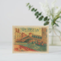 Retro Vintage Travel - Venezia Venice Italy