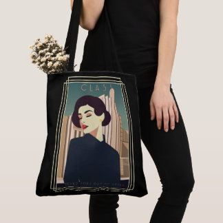 Retro vintage trendy style everyday bag, tote. tote bag