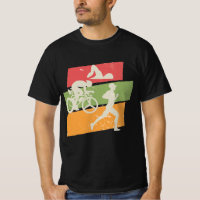 Retro vintage Triathlon