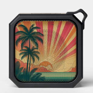 Retro/vintage tropical/Hawaiian sunset  Bluetooth Speaker