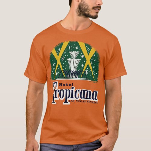 Retro Vintage Tropicana Resort and Casino Las Vega T_Shirt