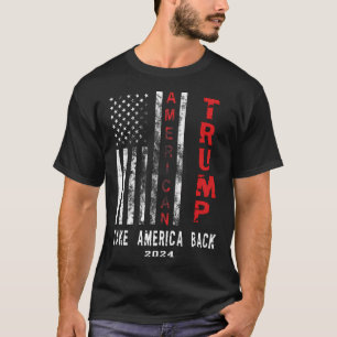 Retro Vintage Trump Take America Back 2024 Patriot T-Shirt