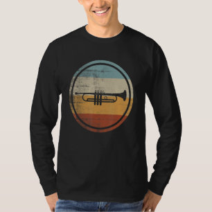 Retro Vintage Trumpet Design For Musicians Trompet T-Shirt