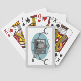 Retro Vintage TV Poker Cards