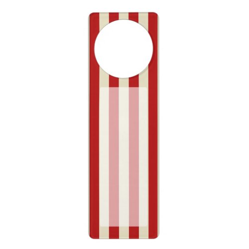 Retro Vintage Vertical PopCorn Classic Stripes Door Hanger