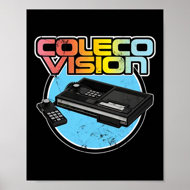 Retro Vintage Video Game Gamer  Poster (Front)