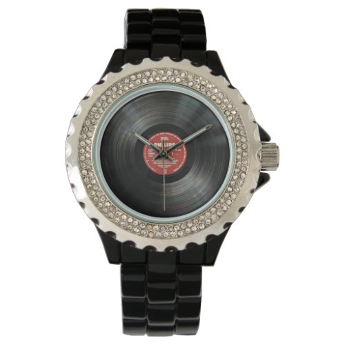 Retro Vintage Vinyl Record Watch _ Jewelry  Gifts