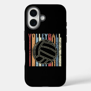 Retro Vintage Volleyball iPhone 16 Case