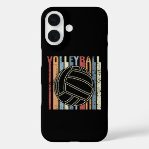 Retro Vintage Volleyball iPhone 16 Case