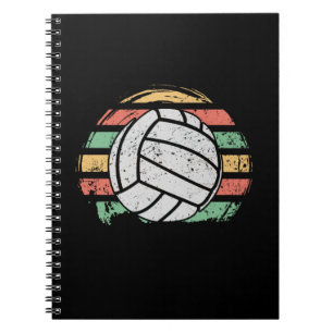 Retro Vintage Volleyball Notebook