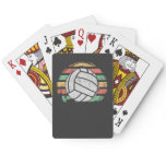 Retro Vintage Volleyball Playing Cards Retro Vintage Volleyball Playing Cards