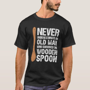 Retro Vintage Wooden Spoon Survivor 5 T-Shirt