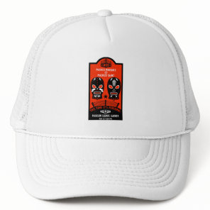 Retro Vintage Wrestling Poster Trucker Hat