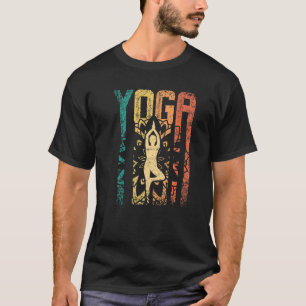 Retro Vintage Yoga T-Shirt