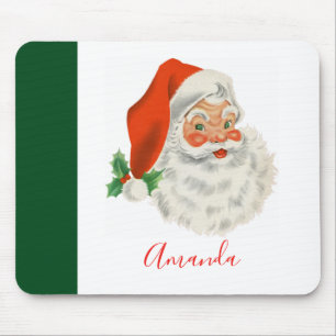 Retro Vintager Santa Claus Mouse Pad