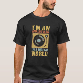 Retro Vinyl LP Disc | Vintage Vinyl T-Shirt
