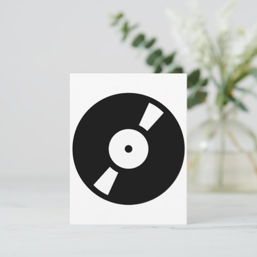 retro vinyl record (Standing Front)