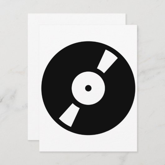 retro vinyl record (Front/Back)