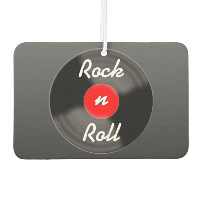 Retro Vinyl Record Air Freshener  (Front)
